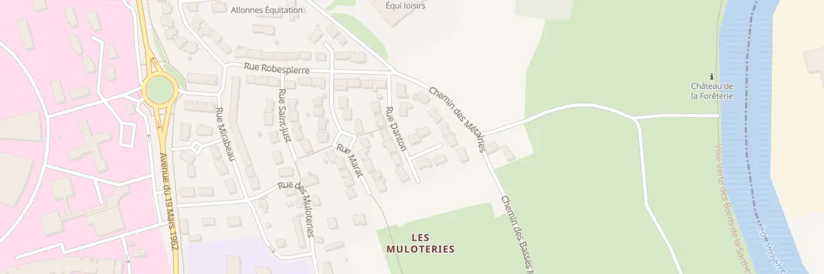 Plan du 5 Rue Danton à Allonnes