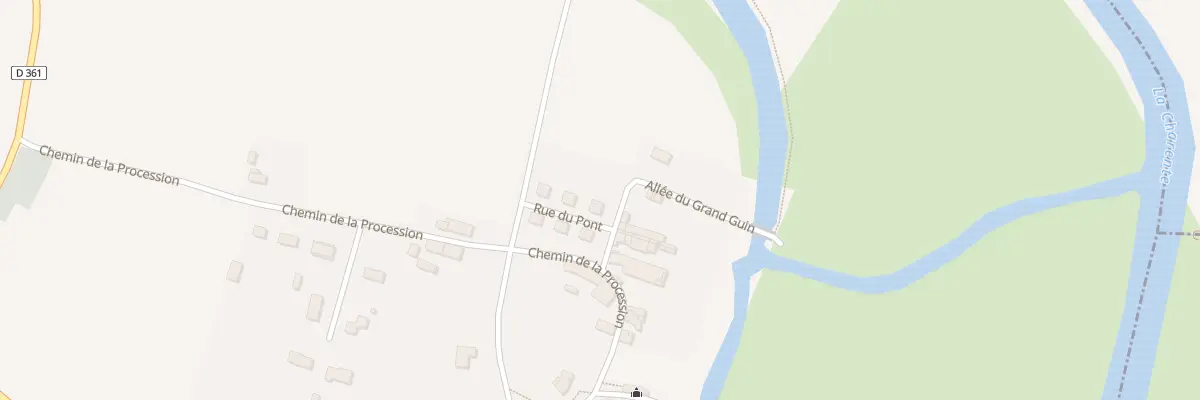 Plan du 2 Rue du Pont à Saint-Groux