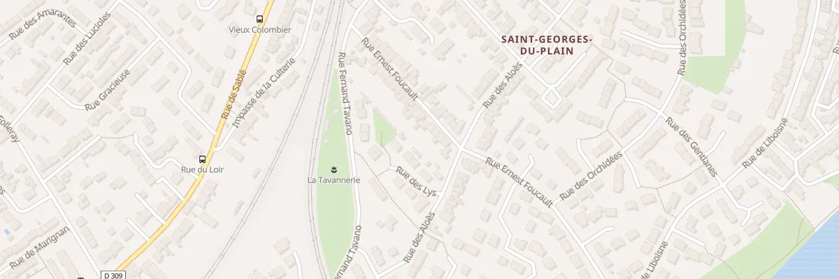 Plan du 40 Rue Ernest Foucault au Mans