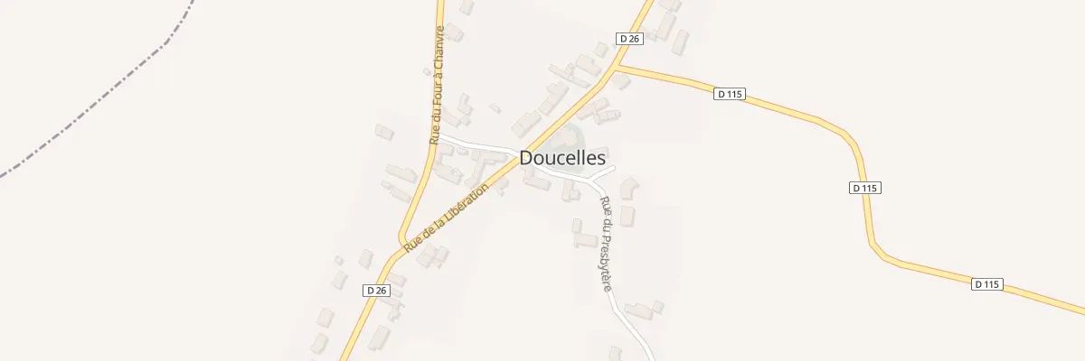 Plan du 1 Rue du Presbytere à Doucelles