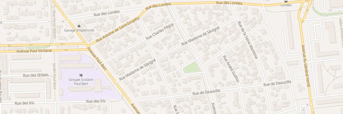 Plan du 20 Rue Madame de Sévigné au Havre