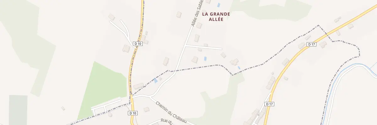 Plan du 2 All des Sables à Laprade