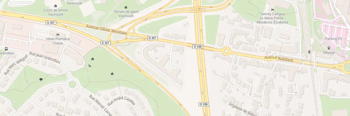 Plan du 295 Av Rubillard au Mans