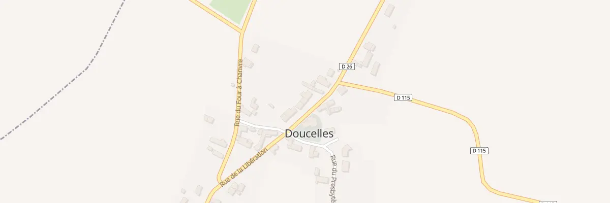 Plan du 12 Rue de la Liberation à Doucelles
