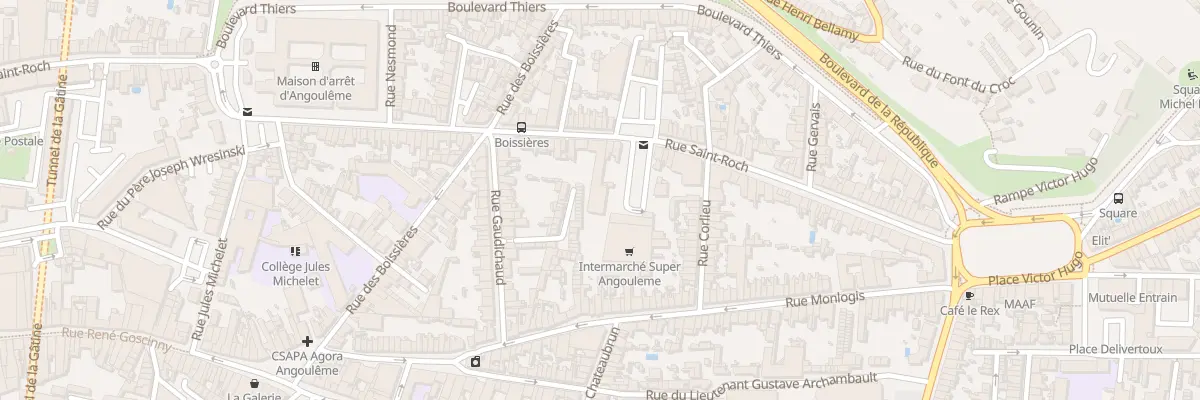 Plan du 137 Rue Saint Roch à Angoulême