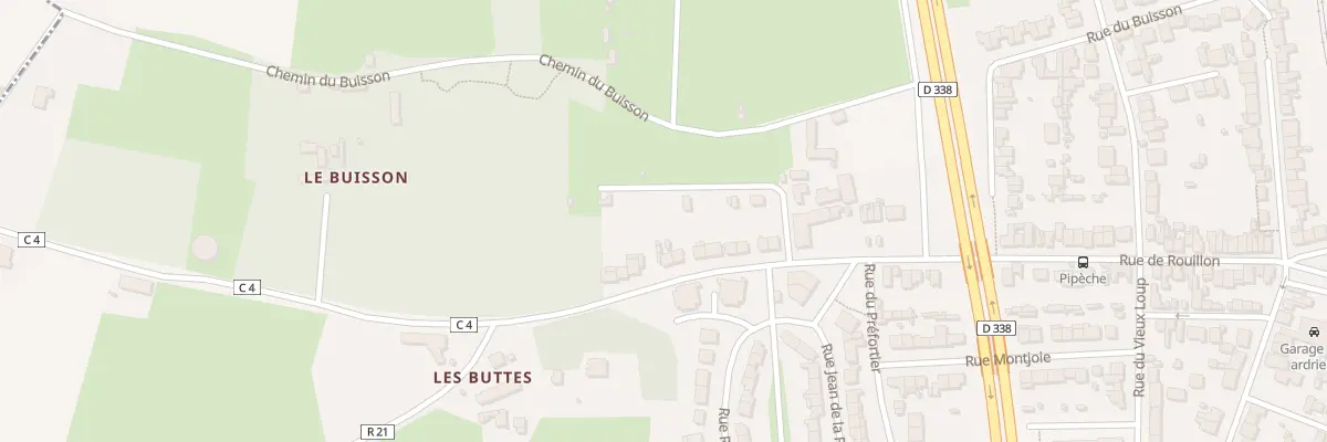 Plan du 114 Rue de Rouillon au Mans