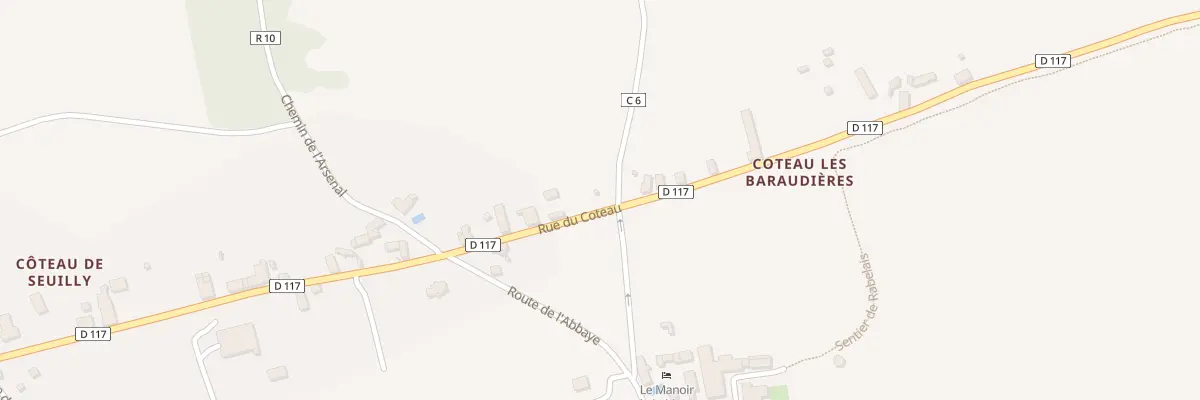 Plan du 23 Coteau de Seuilly à Seuilly