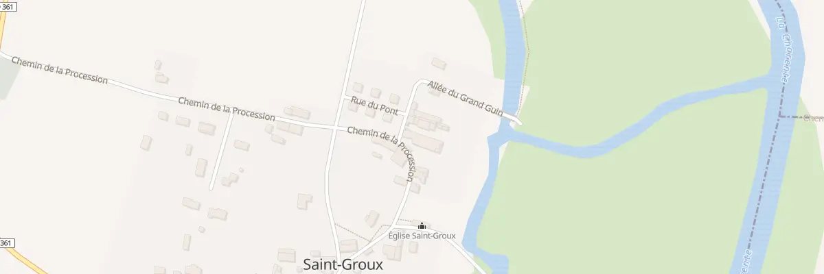 Plan du 2 Grand Guin à Saint-Groux