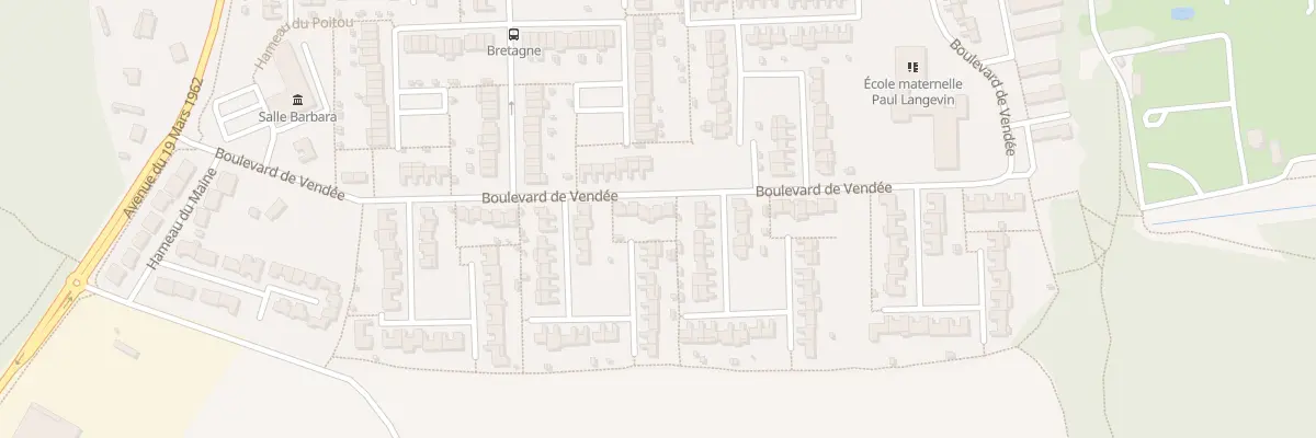 Plan du 133 Bd de Vendée à Allonnes