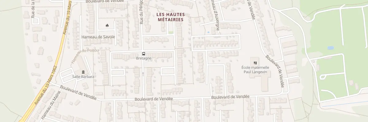 Plan du 9 Hameau de Bretagne à Allonnes