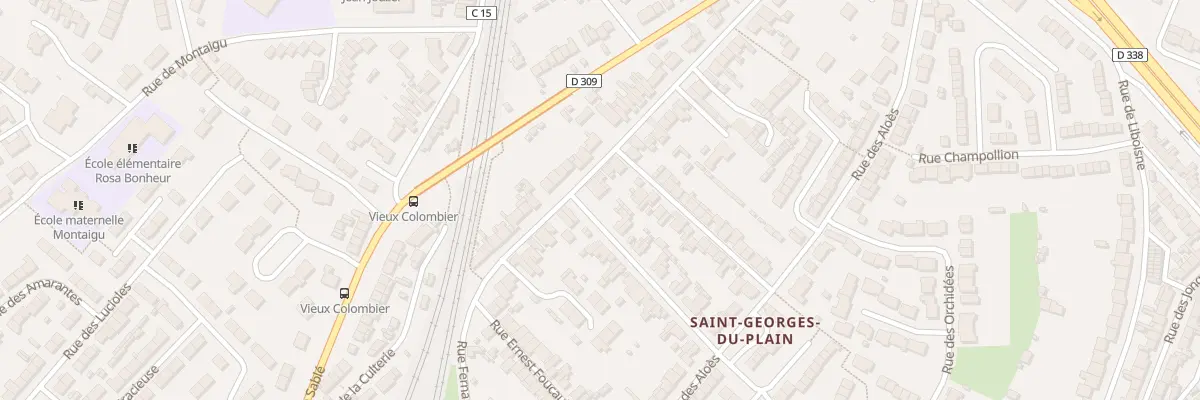 Plan du 71 Rue Fernand Tavano au Mans