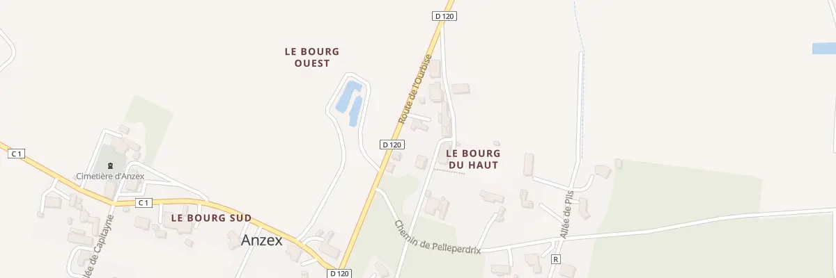 Plan du 668 Rte de l’Ourbise à Anzex