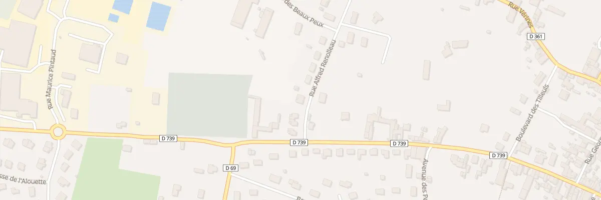 Plan du 25 Rue Alfred Renolleau à Mansle-les-Fontaines