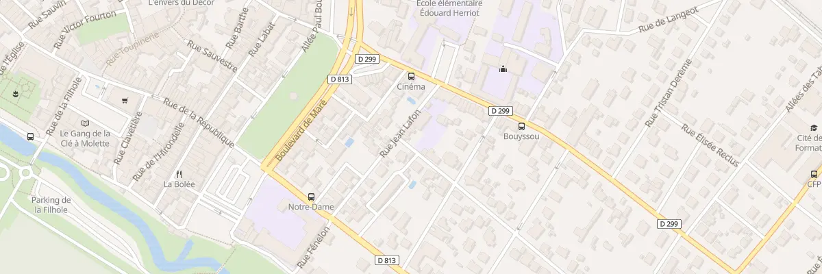 Plan du 18 Rue Jean Laffon à Marmande