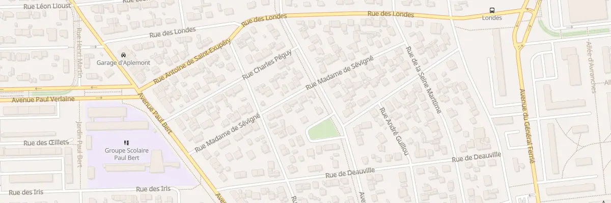 Plan du 26 Rue Madame de Sévigné au Havre