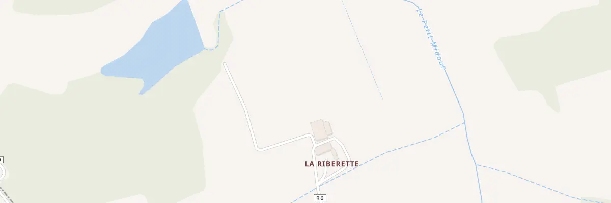 Plan du 5009 La Riberette à Gazax-et-Baccarisse