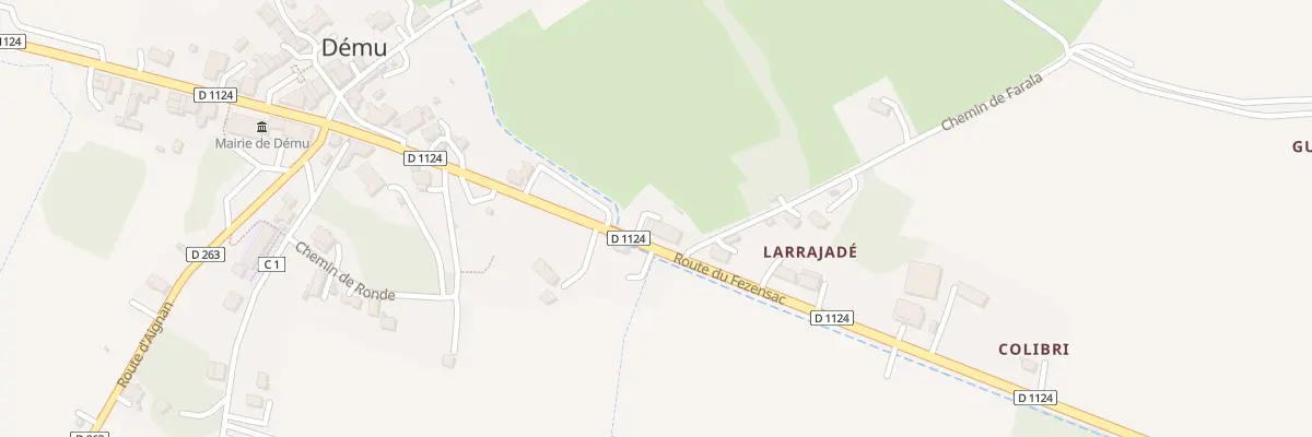 Plan du 5106 A Larrajade à Dému