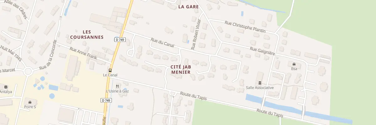 Plan du 11 Rue Jab Menier à Bourgueil