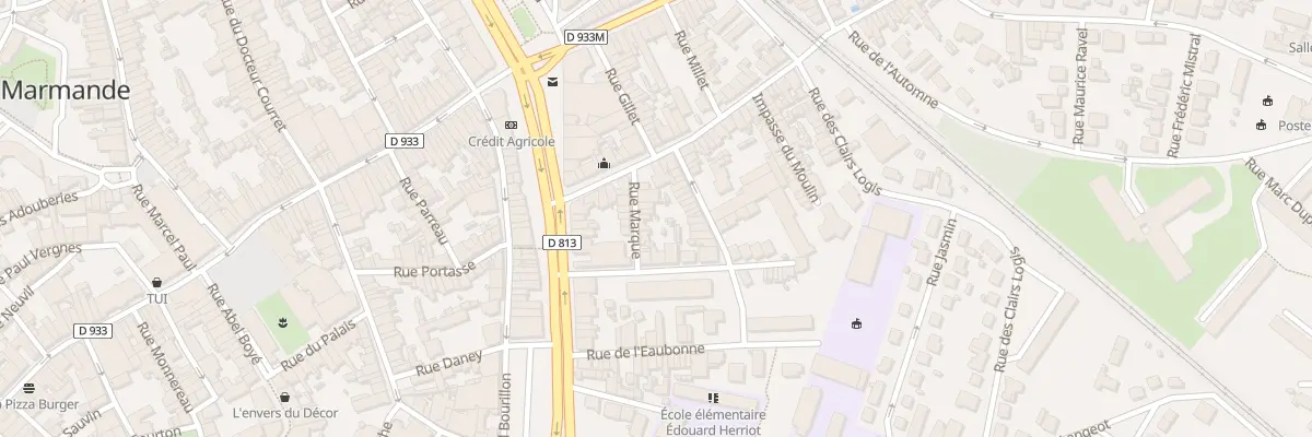 Plan du 6 Rue Marque à Marmande