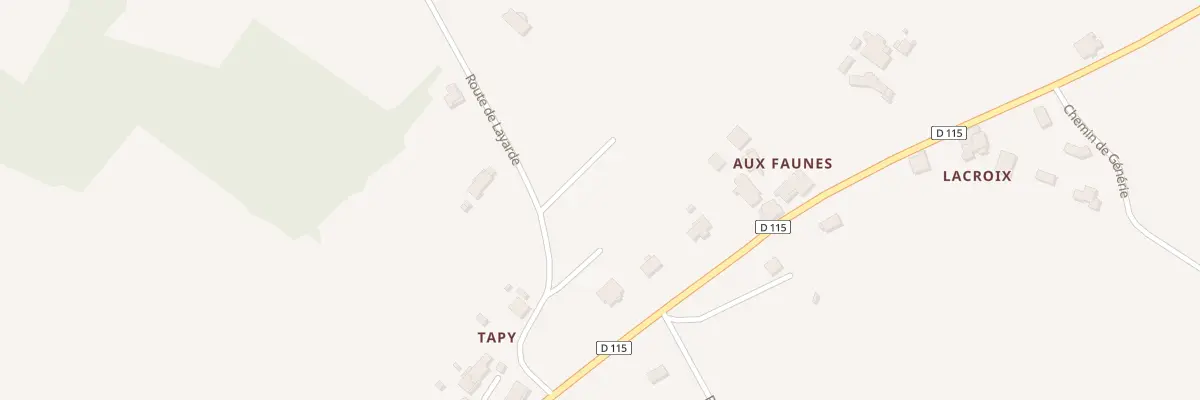Plan du 5000A Aux Faures à Mauvezin-sur-Gupie