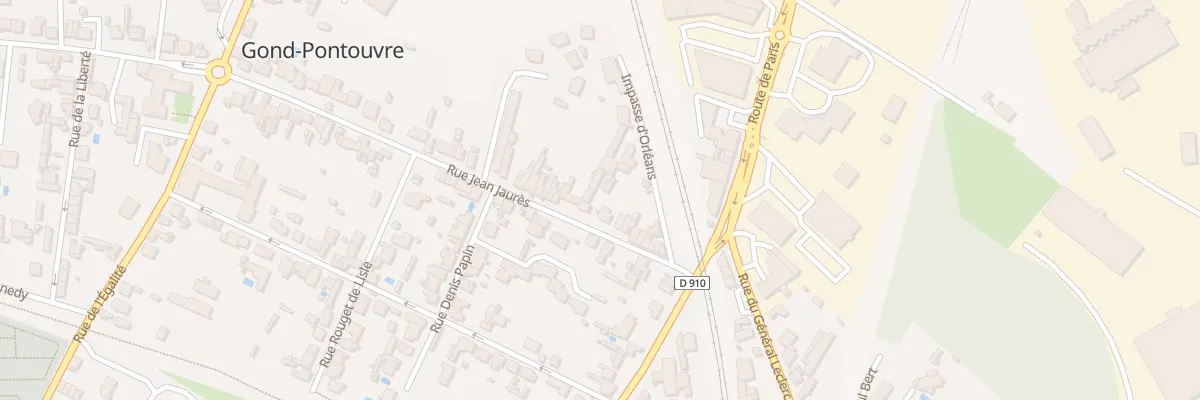 Plan du 17 Rue Jean Jaurès à Gond-Pontouvre