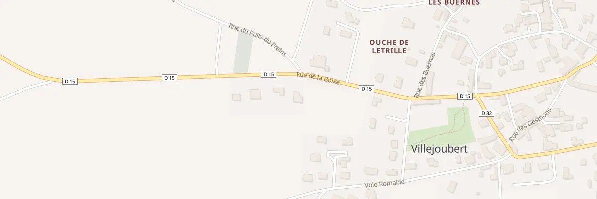 Plan du 2059 Rue de la Boixe à Villejoubert