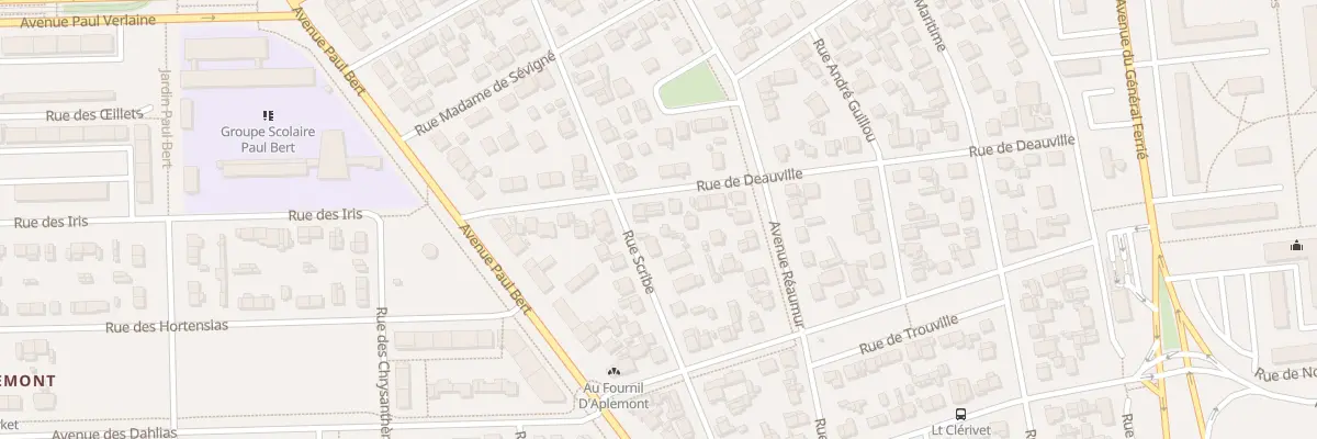 Plan du 16 Rue de Deauville au Havre