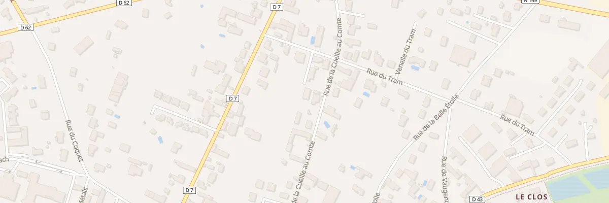 Plan du 5213E Rue du Tram à Vouillé