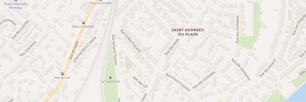 Plan du 41 Rue Ernest Foucault au Mans