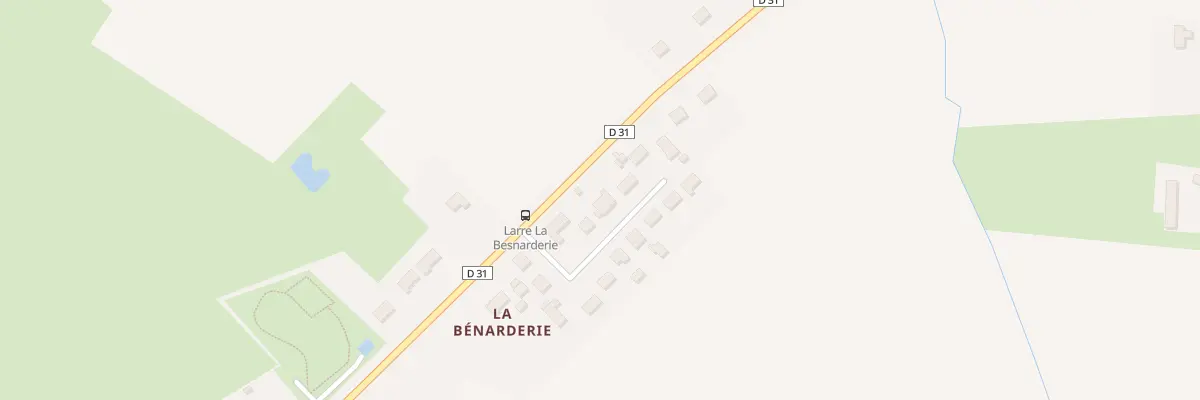 Plan du 6 All de la Bénarderie à Larré