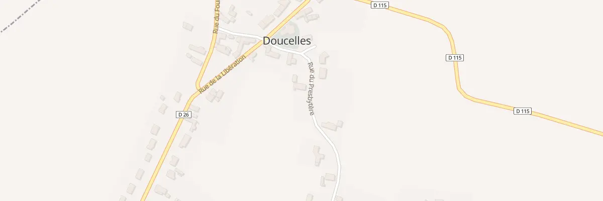 Plan du 7 Rue du Presbytere à Doucelles
