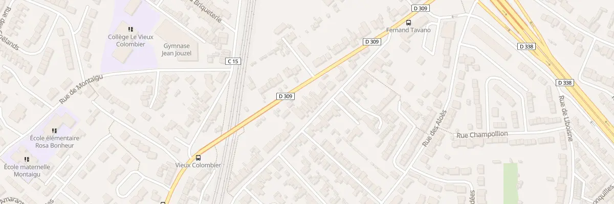 Plan du 34 Rue Fernand Tavano au Mans