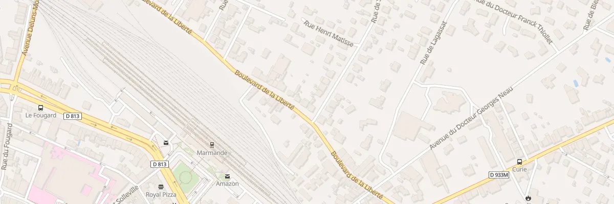 Plan du 103 Bd de la Liberté à Marmande