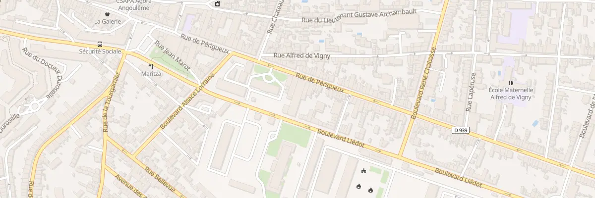 Plan du 171 Rue de Perigueux à Angoulême