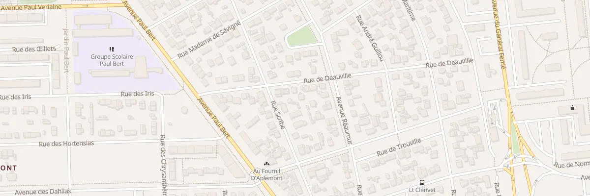 Plan du 18 Rue de Deauville au Havre
