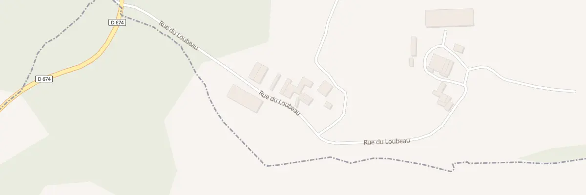 Plan du 3 Rue du Loubeau à Fouquebrune