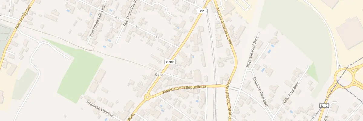 Plan du 61B Rte de Paris à Gond-Pontouvre