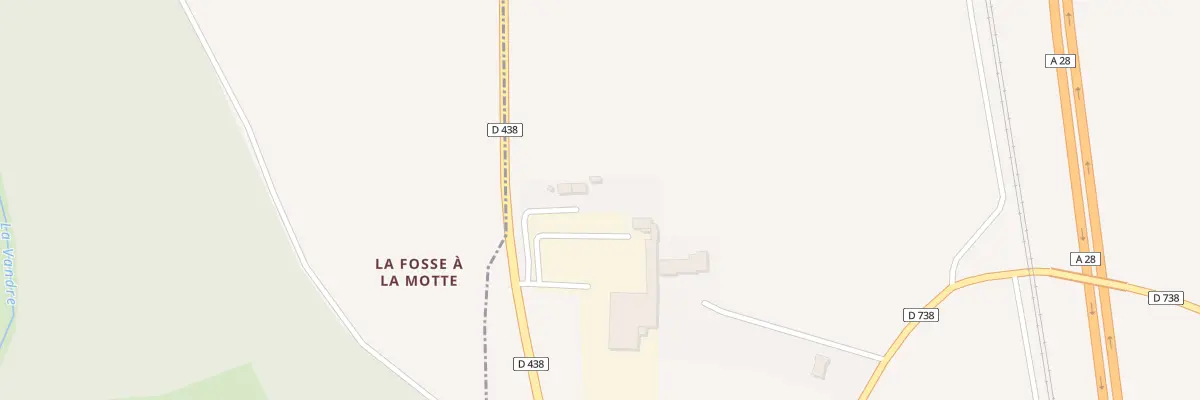 Plan du 28D La Fosse A la Motte à Neauphe-sous-Essai