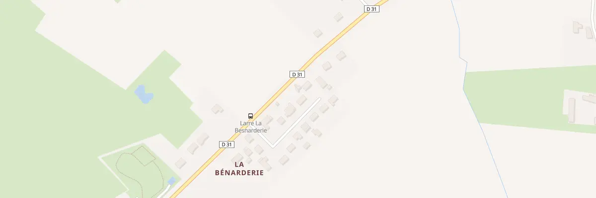 Plan du 8 All de la Bénarderie à Larré