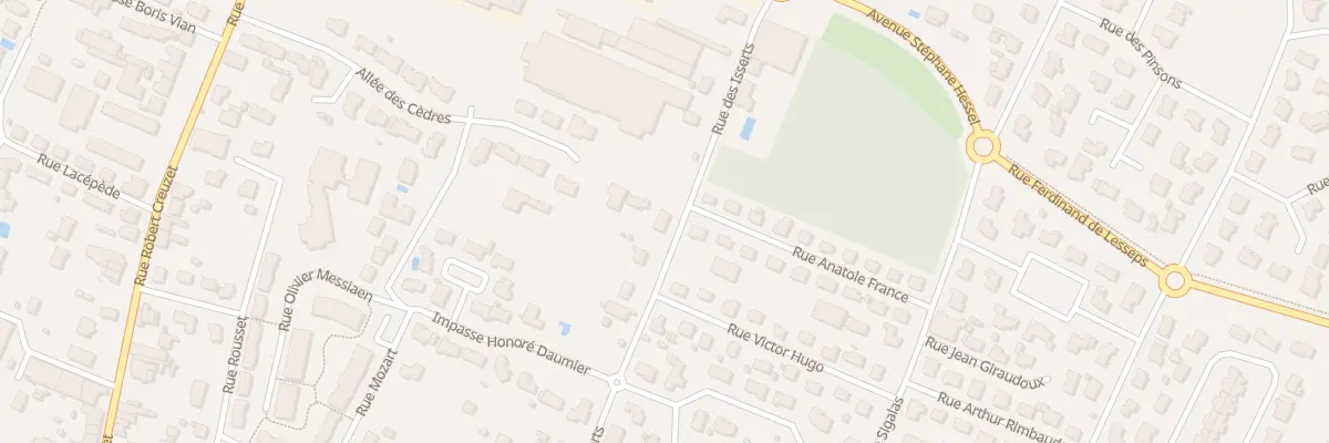 Plan du 55 Rue des Isserts à Marmande
