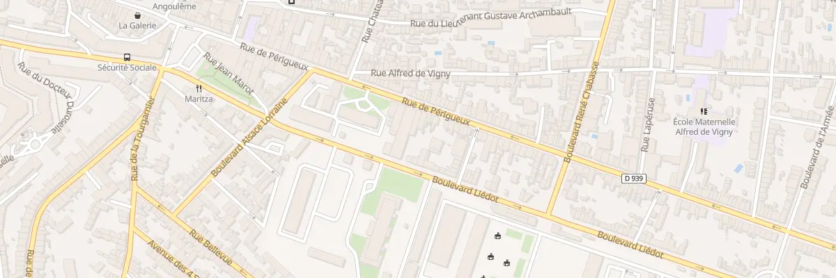 Plan du 177 Rue de Perigueux à Angoulême