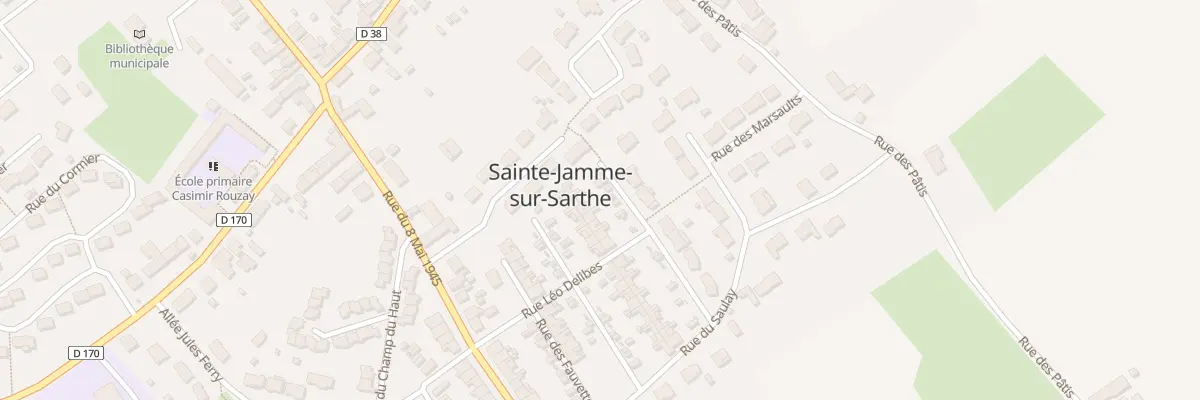 Plan du 9 Rue des Mésanges à Sainte-Jamme-sur-Sarthe