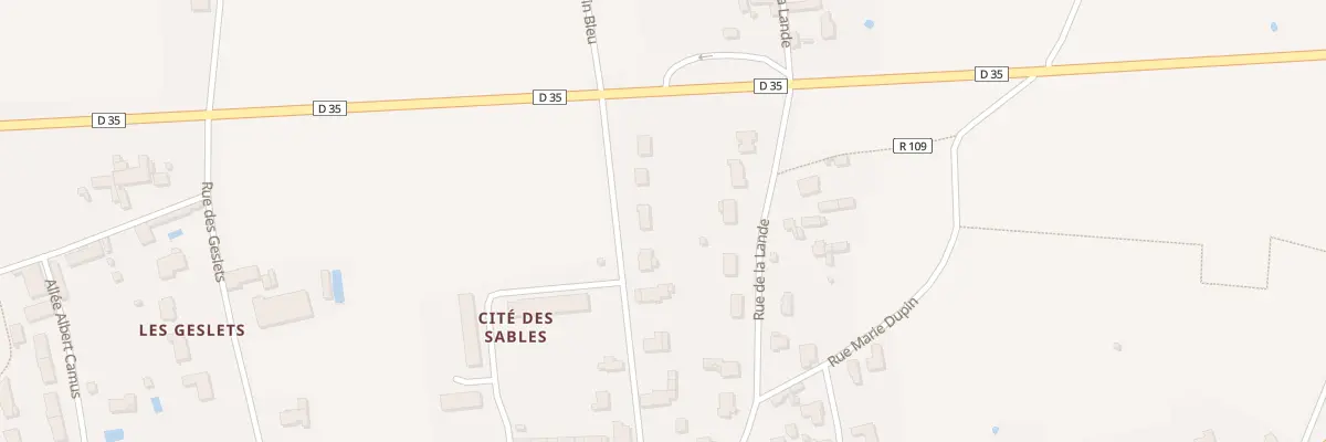 Plan du 16 Rue des Sables à Bourgueil