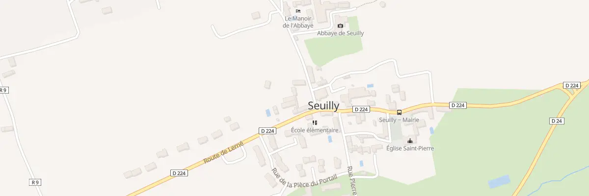Plan du 5 Rte de l’Abbaye à Seuilly