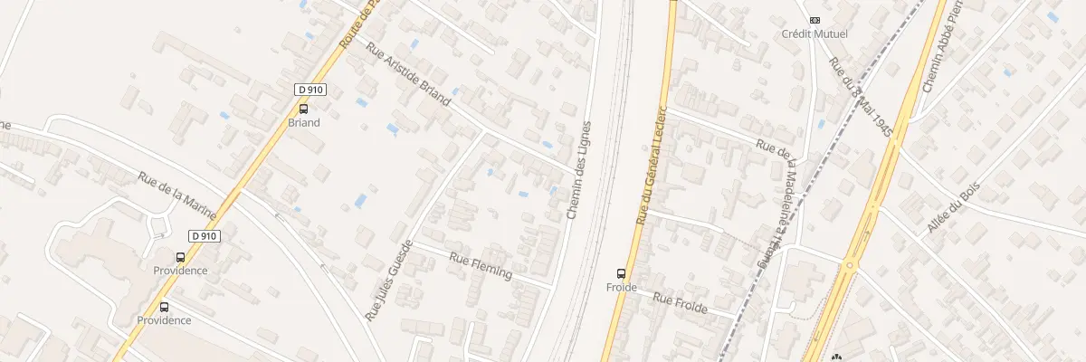 Plan du 29 Rue Aristide Briand à Gond-Pontouvre