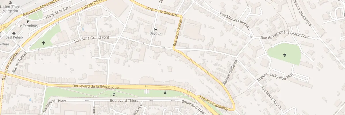 Plan du 1 Rue Henri Bellamy à Angoulême