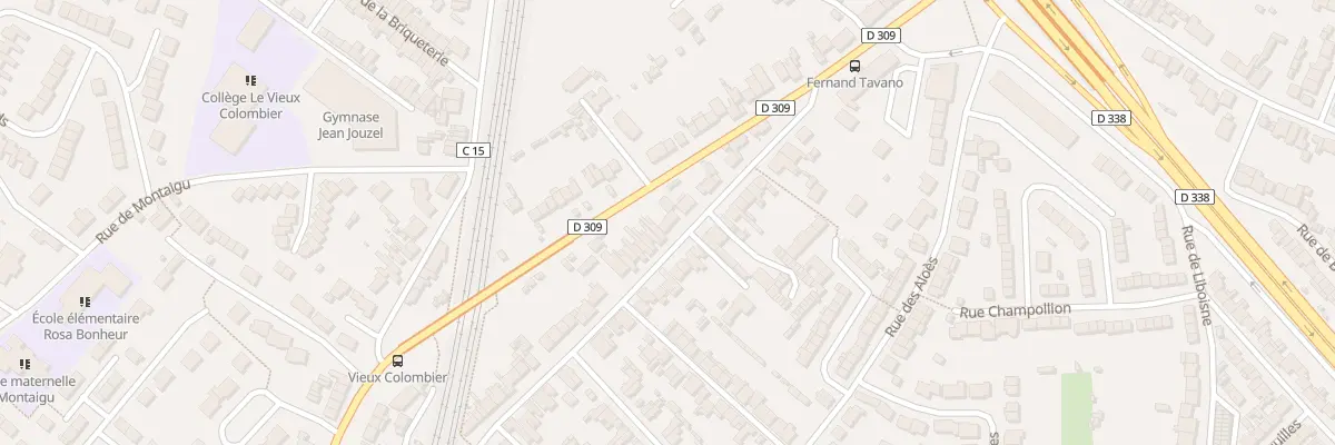 Plan du 26 Rue Fernand Tavano au Mans