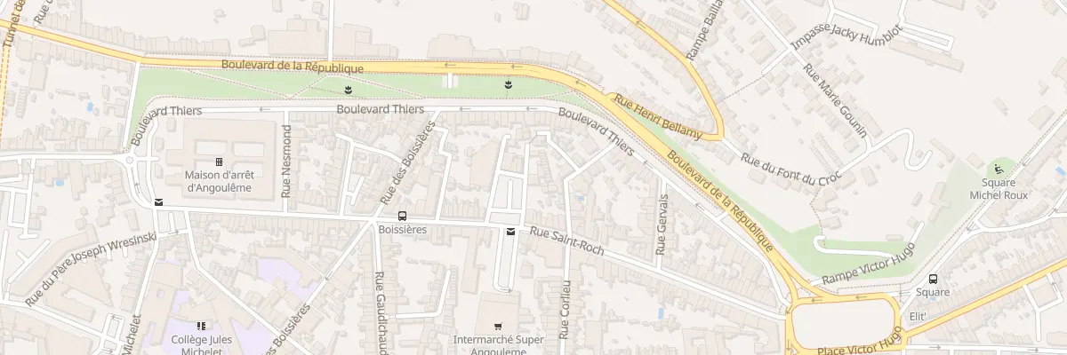 Plan du 34 Rue du Hameau à Angoulême