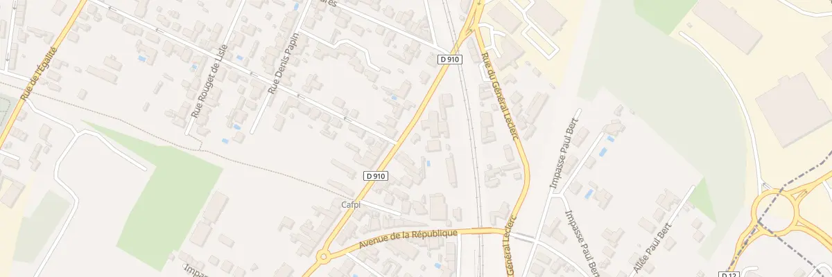 Plan du 65 Rte de Paris à Gond-Pontouvre