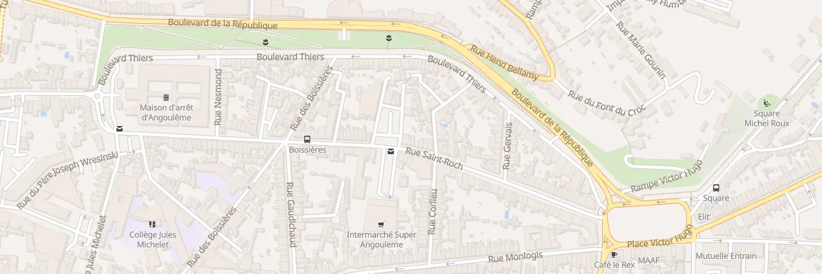 Plan du 158 Rue Saint Roch à Angoulême
